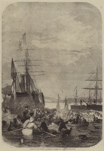 Landing van de Engelse Vrijwilligers in Napels